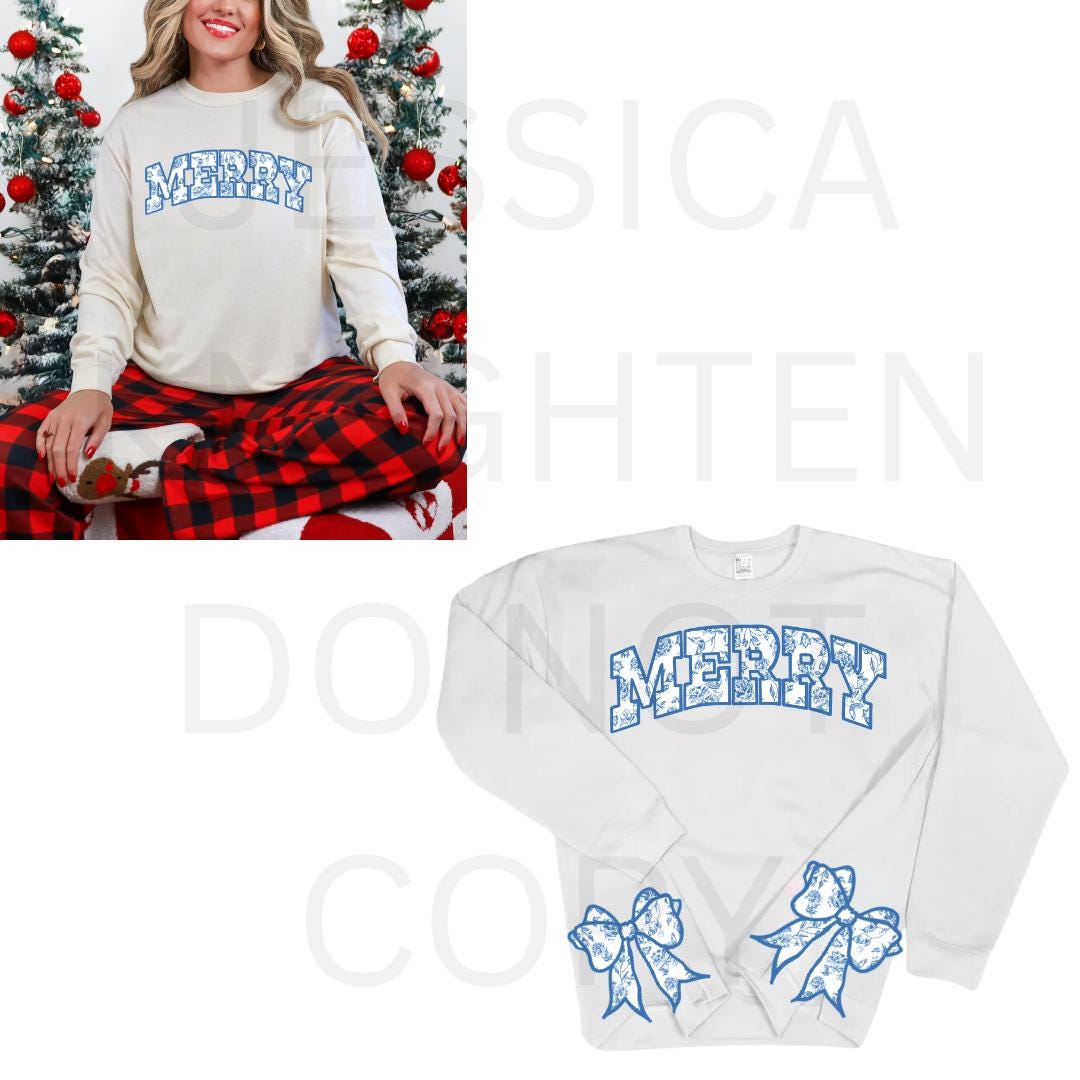 Merry Bow Side PNG design Transparent Christmas Preppy Trendy 300 dpi Nutcracker Candy Cane Pink Red Green Gingham Bow Grandmillenial