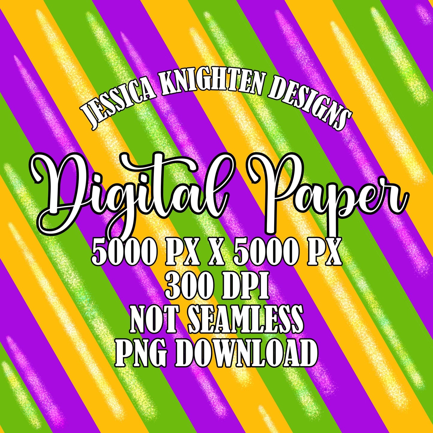 Mardi Gras Digital Paper Bow Pink Trendy PNG 300 DPI Preppy Popular Transparent Original Pattern Hand Painted Scrapbook Green Purple Gold