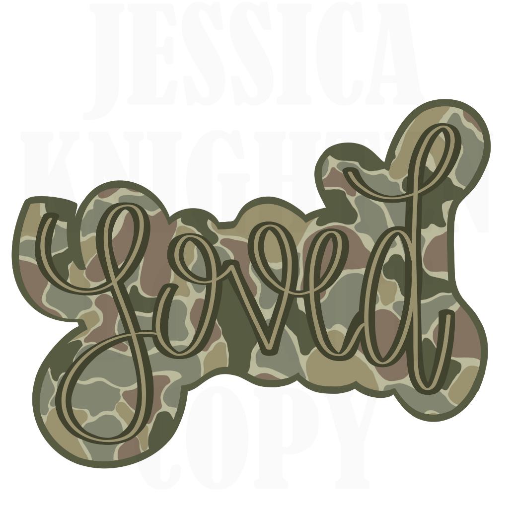 Camo Hunting Valentines Digital Design Heart Vday Shirt PNG Personalized Sub Trendy Adult Transparent Preppy Loved Cursive