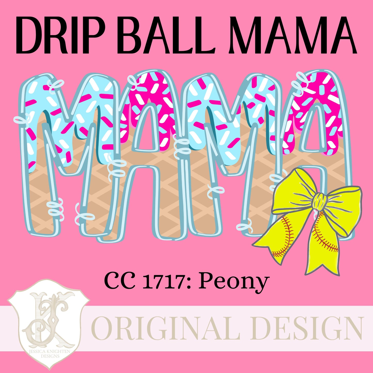 Respect The Drip Baseball Ice Cream Dripping PNG Mama Sports Ice Cream Gift Preppy Trendy Baseball Softball DTF Sublimation Candy Ballpark