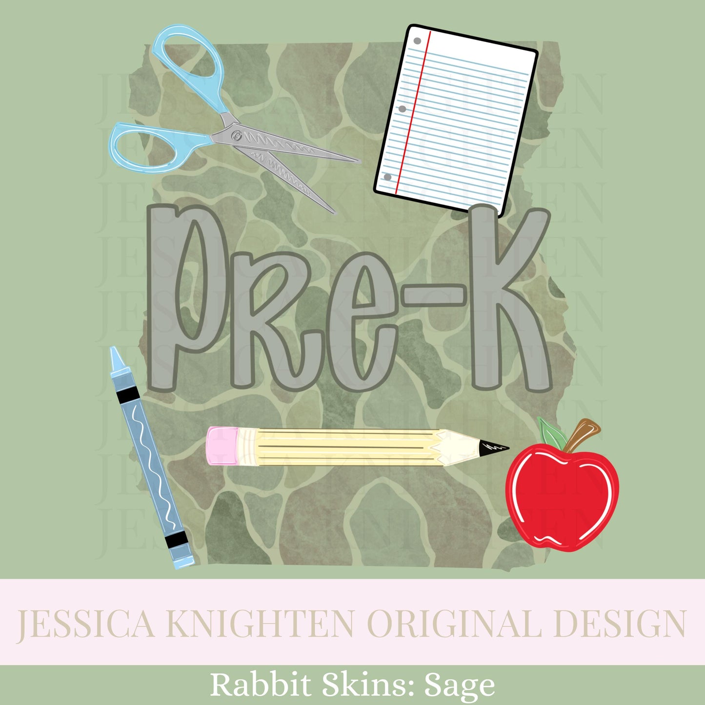 PreK PNG Digital Design Trendy Kid Design Preppy Prep School End Beginning Pencil Camo Boy Education First Day of Last Day of Dude