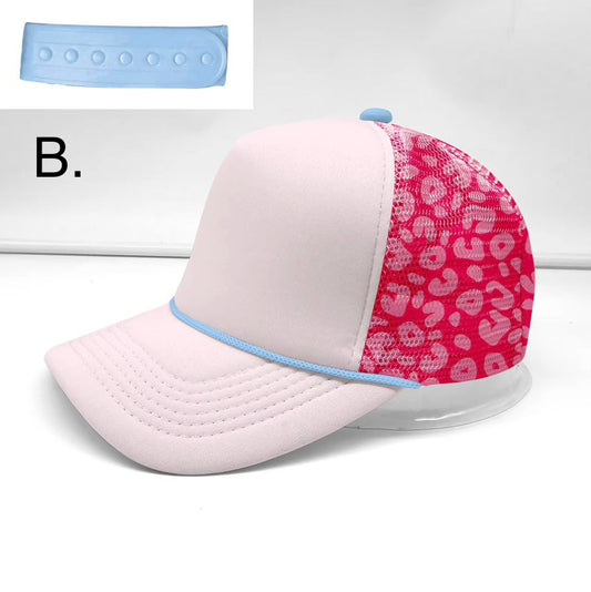Jessica Knighten Designs EXCLUSIVE Trucker Hat - Pink Cheetah