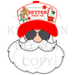 Santa with Trucker Hat