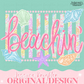 Everyday Summer Beachin' PNG Digital Design Girly  Trendy Kid Design Women Pink Preppy Prep Print Beach Coastal Watercolor Trending Stripes