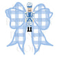 Nutcracker Gingham Bow Preppy Christmas PNG Hand Drawn 300 DPI Trendy Chinoiserie Grandmillenial Coastal Grandmother Merry Bright Holly