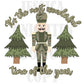 Camo Nutcracker Outdoors Country Hunting Holiday Girly Lights Preppy Christmas PNG Hand Drawn 300 DPI Trendy Jolly Merry Bright Holly