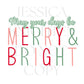 Preppy Christmas PNG Collection, Hand Drawn, 300 DPI, Pink, Trendy, Nutcracker, Gold, Glitter, Transparent, Holly, Jolly, Merry Bright Santa