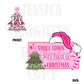 Small Town Kansas Christmas Bow Pink Trendy PNG 300 DPI Preppy Tree Santa Candy Cane Merry Bright Popular Coquette Transparent Original