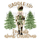 Nutcracker Howdy Santa Christmas PNG, Hand Drawn, 300 DPI, Western, Trendy, Cowboy, Cowgirl, Boots, Preppy, Howdy Christmas, Cow Print