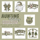 Hunting Holiday Camo Deer Preppy Christmas PNG Collection Hand Drawn Trendy Nutcracker Transparent Holly Jolly Merry Bright Santa Nutcracker