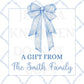 15 Printable Editable Christmas Gift Tags Coastal Grandmillenial Chinoiserie Preppy Sticker Print Your Own Canva Square Digital File Print