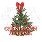 Christmas in Alabama Small Town Bow Trendy PNG 300 DPI Preppy Tree Merry Bright Popular Coquette Transparent Original College Red White