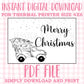 DIGITAL Thermal Printer Label for Small Businesses Preppy Sticker PDF Design Printable Instant Download 6X4 Christmas DIY