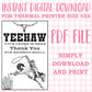 DIGITAL Thermal Printer Label for Small Businesses Preppy Sticker PDF Design Printable Instant Download 4X6 Western Yee Haw