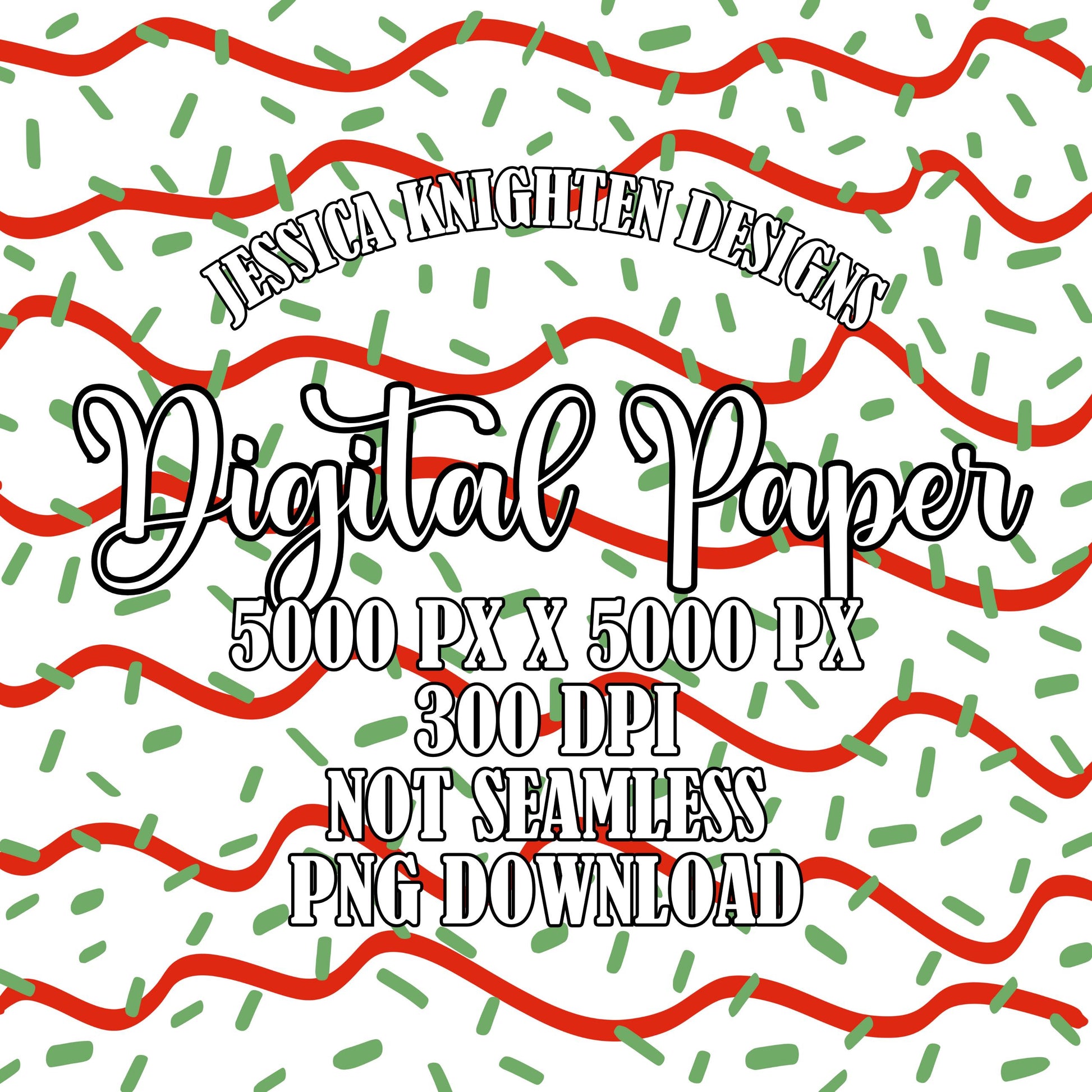 Christmas Cake Digital Paper Red Green Trendy PNG 300 DPI Preppy Tree Santa Merry Bright Popular Coquette Transparent Original Pattern