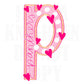 Panthers Mascot Letter Preppy Pink Valentines Football Team Go PNG Sublimation File Glitter Gold DTF Print Digital Unique Trendy