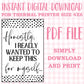 DIGITAL Thermal Printer Label for Small Businesses Preppy Sticker PDF Design Printable Instant Download 4X6 Dots Cutesy Preppy Trendy