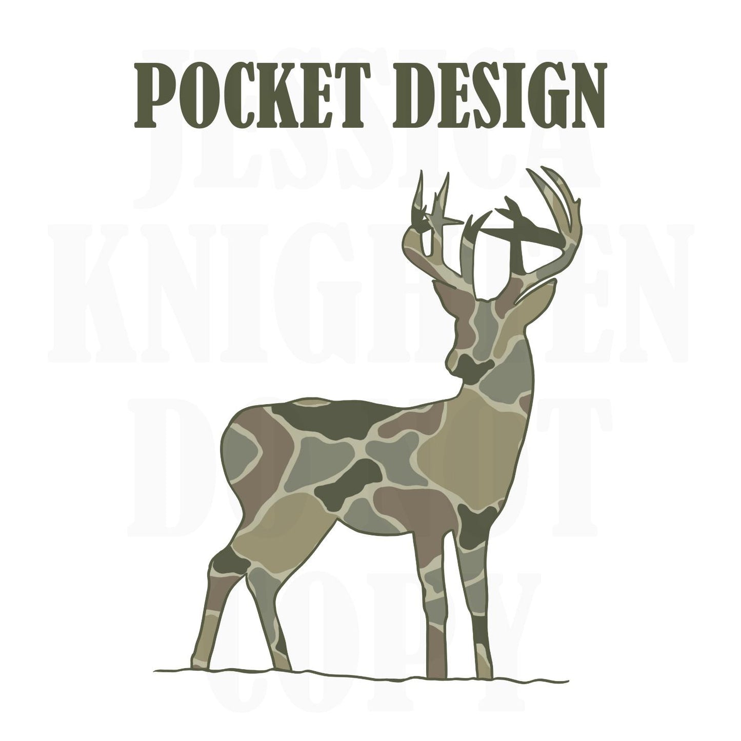 Men and Women Everyday Hunting PNG Digital Design Camo Camoflauge Deer Silhouette Pocket and Back Files Kid Design Male Shirt Georgia State
