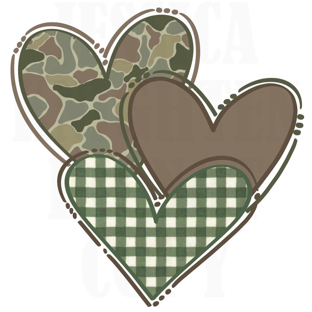 Camo Hunting Valentines Digital Design Heart Vday Shirt PNG Personalized Sub Trendy Adult Transparent Preppy Loved Deerly
