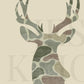 Men and Women Everyday Hunting PNG Digital Design Camo Camoflauge Deer Silhouette Pocket and Back Files Kid Design Male Shirt