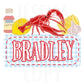 Crawfish Boil Season Seasoning PNG Design Transparent Sub Crawdad Preppy Pinch Peel Eat Repeat Sack Suck The Head Tail Print Bow Gingham