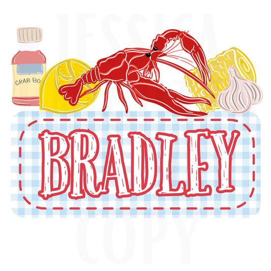 Crawfish Boil Season Seasoning PNG Design Transparent Sub Crawdad Preppy Pinch Peel Eat Repeat Sack Suck The Head Tail Print Bow Gingham