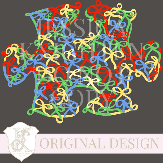 Autism Awareness PNG Coquette Bow Trendy Preppy April Advocate Special Education Different Beautiful Sublimation DTF Puzzle Piece Teacher