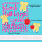 Don't talk to me until August PNG Digital Design Swirly Trendy Pocket and Back Files Design Pink Preppy Prep School Beginning Pencil Teacher