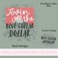 Livin off the Blue Collar Dollar PNG Sublimation DTF Trendy Front Back Design worker american Dirty Hands Clean Money Man Men raised