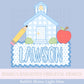 Name Block Back to School PNG Digital Design Trendy Files Kid Children Prep Education First Day of Stripe Bus Pencil Boy Plate Ric Rac