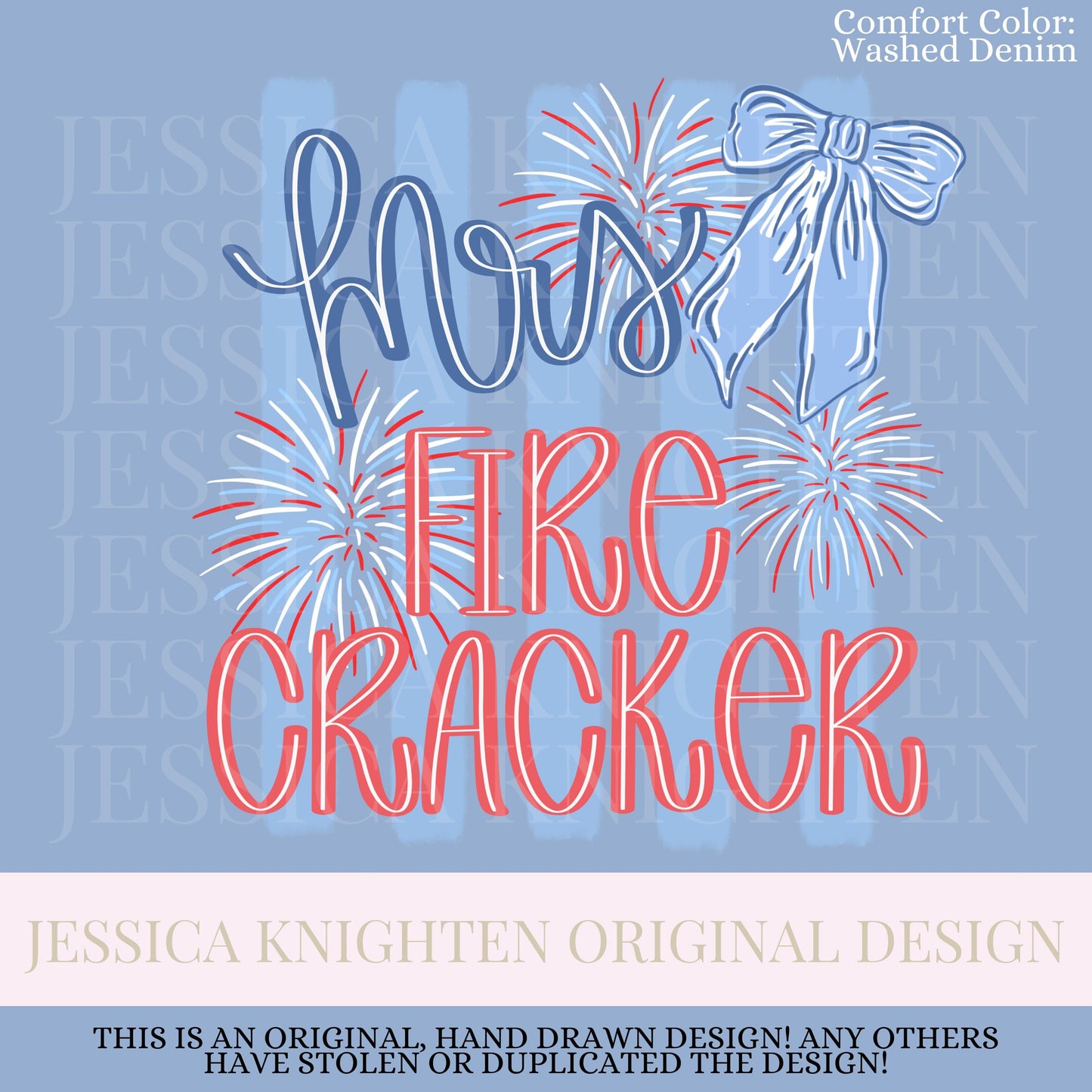 American Honey Flag Bows PNG Sublimation DTF Trendy Red White Blue Design USA Independence Fourth of July Memorial Mrs Firecracker