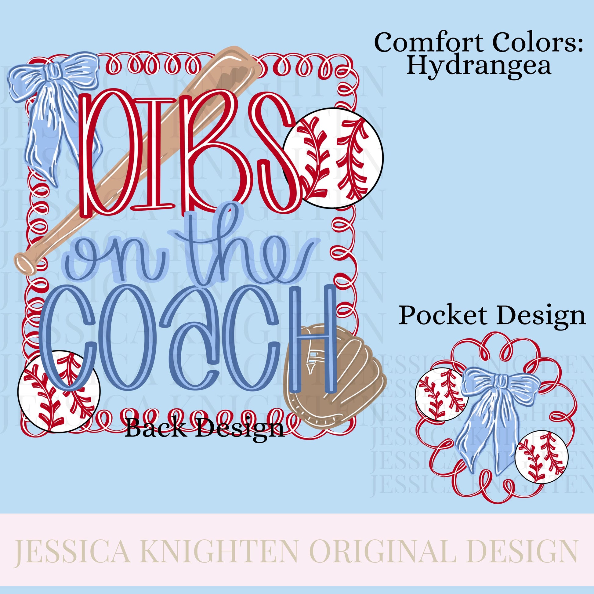Dibs on the Coach Baseball PNG Sports Preppy Trendy Swirly Softball DTF Sublimation Drip Bow Coquette Girly All Stars Travel Ball Bat Glove