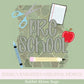 Preschool PNG Digital Design Trendy Kid Design Preppy Prep School End Beginning Pencil Camo Boy Education First Day of Last Day of Dude