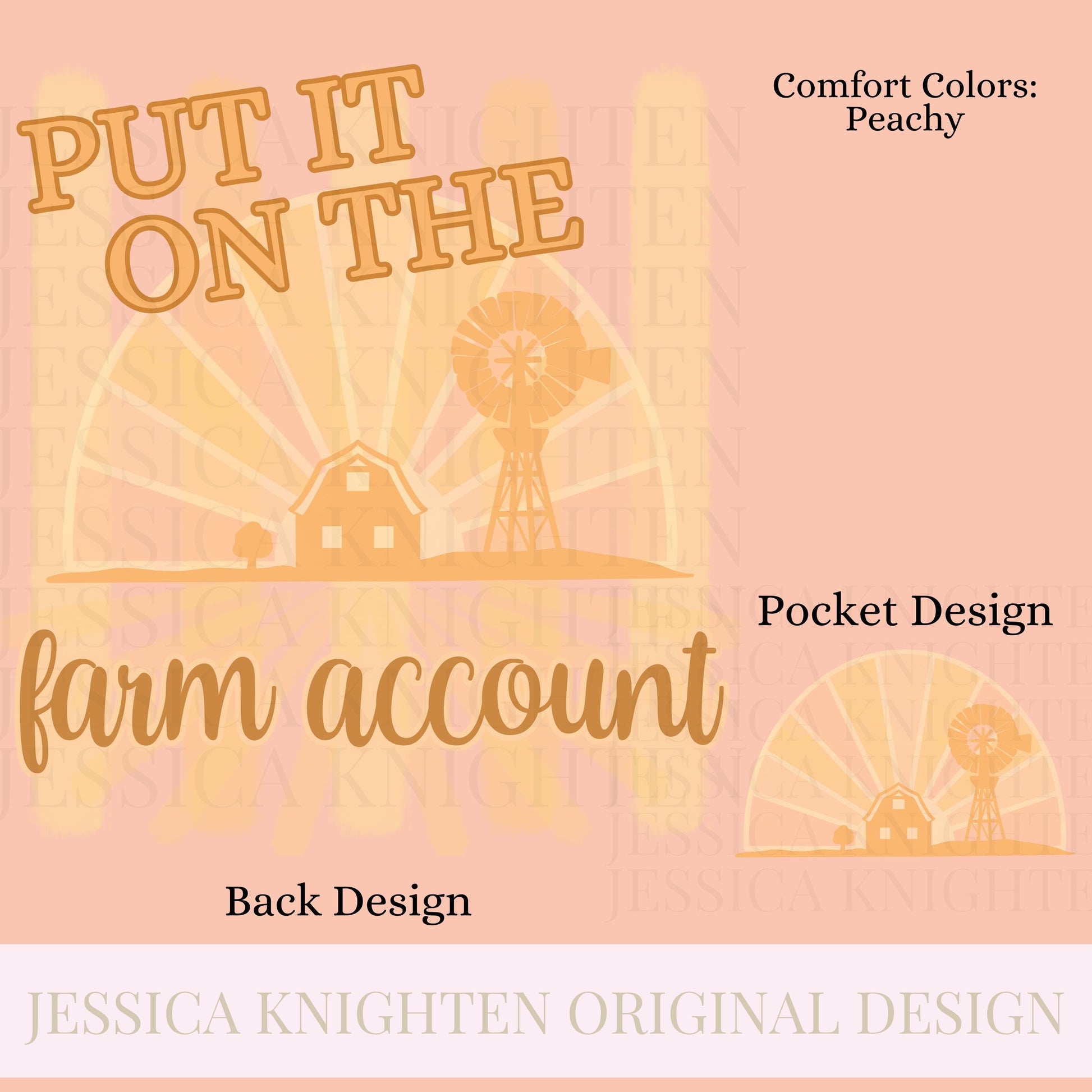 Farmer girly PNG Transparent Digital Design trendy Popular Pocket Back summer fall daughter wife put it on the farm account farming trending