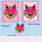 Coyotes Preppy Team PNG Transparent Digital Design Football Pink Trendy Mascot Glitter Checkered Cheetah Popular Pocket Back Spirit School