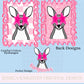 Kangaroos Preppy Team PNG Transparent Digital Football Pink Trendy Mascot Glitter Checkered Cheetah Popular Pocket Back Spirit School