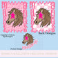 Mustangs Preppy Team PNG Transparent Digital Football Pink Trendy Mascot Glitter Checkered Cheetah Popular Pocket Back Spirit School