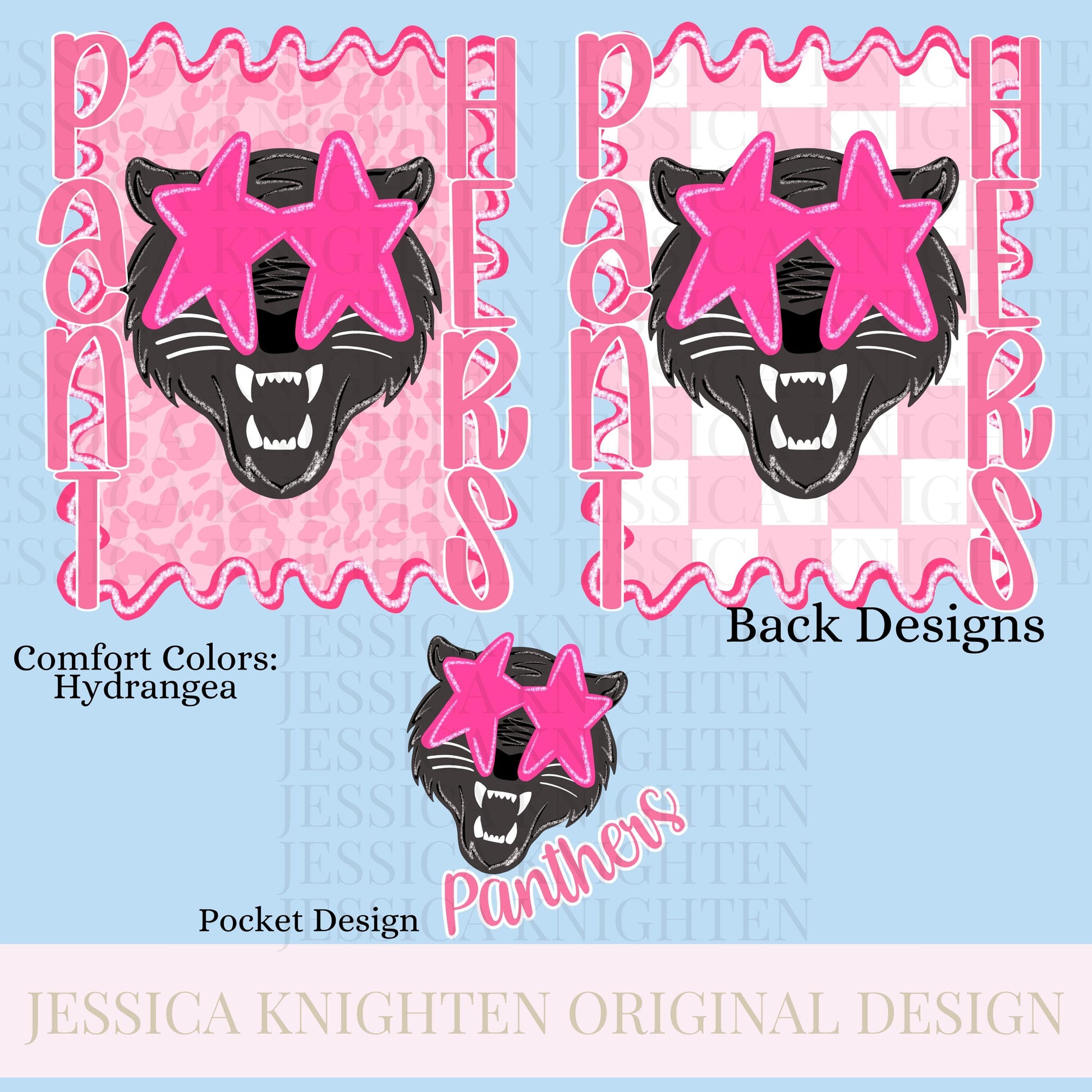 Mustangs Preppy Team PNG Transparent Digital Football Pink Trendy Mascot Glitter Checkered Cheetah Popular Pocket Back Spirit School