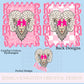 Pirates Preppy Team PNG Transparent Digital Football Pink Trendy Mascot Glitter Checkered Cheetah Popular Pocket Back Spirit School