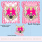 Wildcats Preppy Team PNG Transparent Digital Football Pink Trendy Mascot Glitter Checkered Cheetah Popular Pocket Back Spirit School