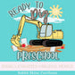 Preschool PNG Digital Design Trendy Kid Design Preppy Prep School End Beginning Pencil Excavator Boy Education First Day of Last Day Dude