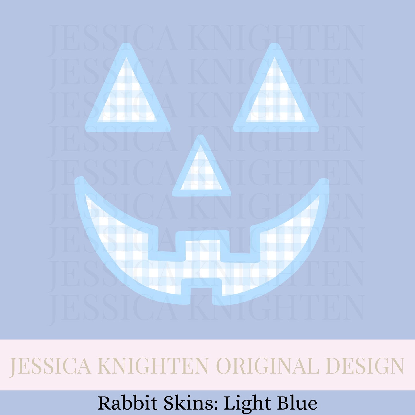 Halloween gingham PNG Digital Design Trendy File Kid Design Children Prep Ric Rac Swiss Dot grandmillenial cute spooky fall blue