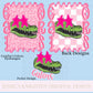 Gators Preppy Team PNG Transparent Digital Design Football Pink Trendy Mascot Glitter Checkered Cheetah Popular Pocket Back Spirit School