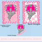 Hurricanes Preppy Team PNG Transparent Digital Football Pink Trendy Mascot Glitter Checkered Cheetah Popular Pocket Back Spirit School