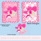 Rebels Preppy Team PNG Transparent Digital Football Pink Trendy Mascot Glitter Checkered Cheetah Popular Pocket Back Spirit School
