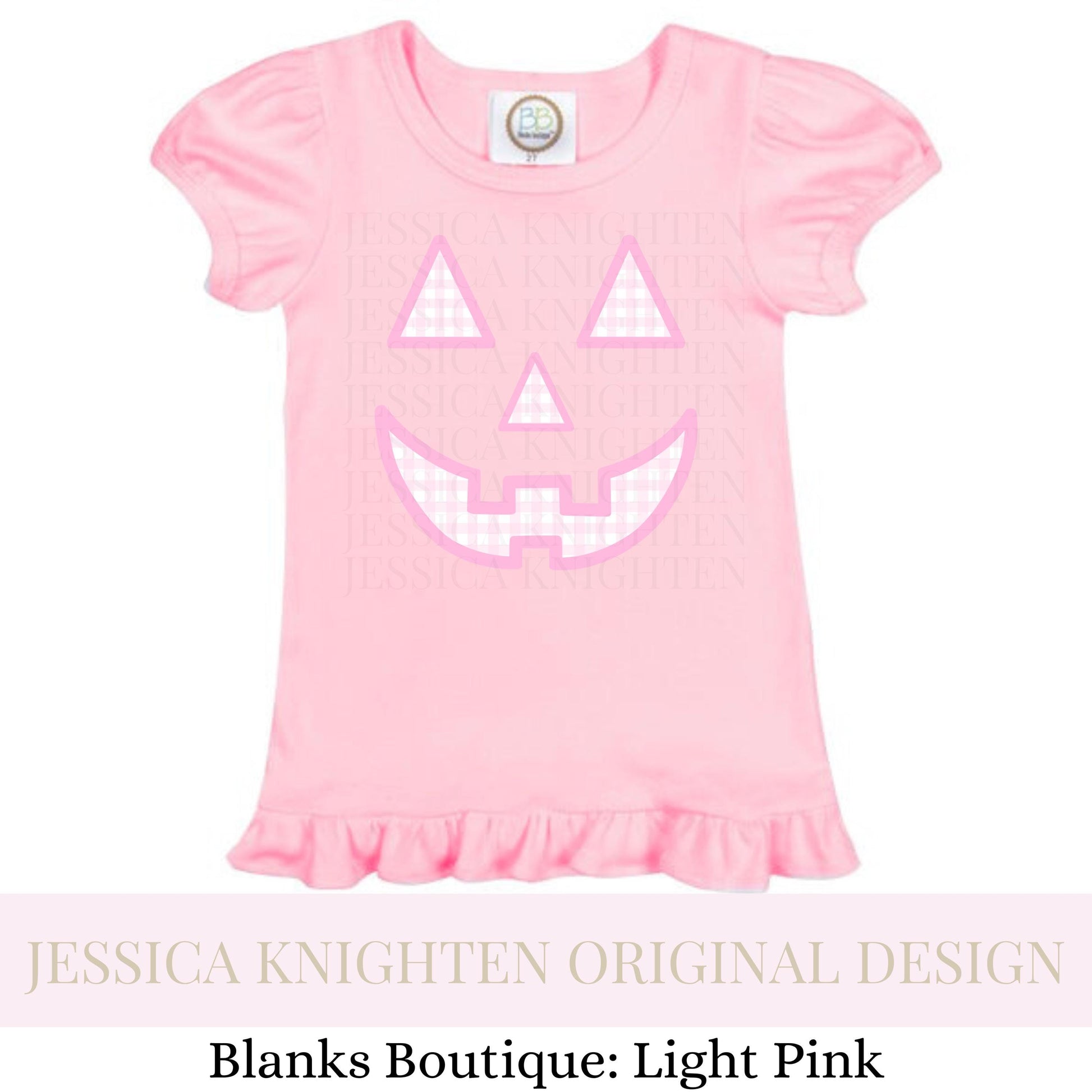 Halloween gingham PNG Digital Design Trendy File Kid Design Children Prep Ric Rac Swiss Dot grandmillenial cute spooky fall ruffle