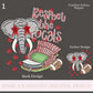 Respect the Locals Football Season PNG Digital Design Trendy File Design Prep Front Back Helmet Preppy Stadium Elephant Crimson White