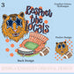Respect the Locals Football Season PNG Digital Design Trendy File Design Prep Front Back Helmet Preppy Stadium Tiger Blue Orange