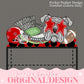 Pocket Peeker Football Season PNG Digital Design Trendy File Design Prep Plate Front Helmet Preppy Stadium Red Black Bulldogs Dogs Team