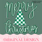 Emerald Merry Christmas Checker Design Trendy Pink Preppy Nutcracker Crest Bow Jolly Merry Stripe Print Png Hand Drawn Tree Gold Glitter